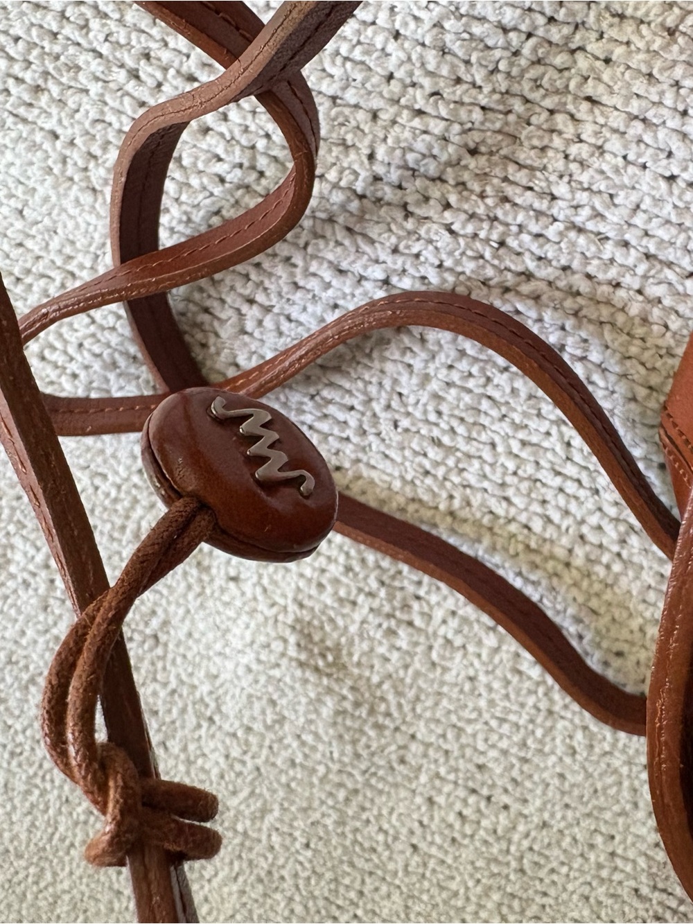 Vintage Monsac Leather Crossbody - Picture 6 of 8